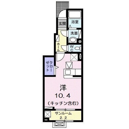 エクラ２２の物件間取画像